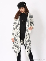 フリンジニットトッパー/ホワイト