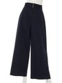 CHINO  WIDE PANTS/NAVY