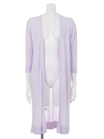 ハイゲージロングカーデ/ライトグレー