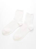 リブショートSOCKS/WHT