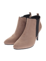 【AZUL by moussy】スウェード調サイドゴアショートブーツ/BLK