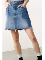 【AZUL by moussy】カットオフデニムスカートMOOK番号92087/BLU