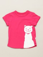 BABY アニマルプリント 半袖Tシャツ/カーキ