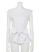 ウエストリボンTOPS/WHT