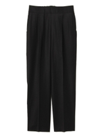 HIGH WAIST WIDE PANTS/ブラック