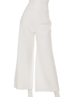 【BED&BREAKFAST】VISCOSE STRETCH Pants/WHITE
