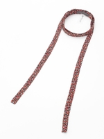 slim geometric summer tie/RED