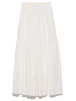 オーガニックダンガリーロングスカート/SNOW