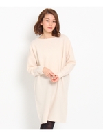 ウール天竺サックワンピース/オフホワイト(003)