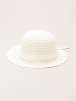 BABY レース編みHAT/ライトブルー