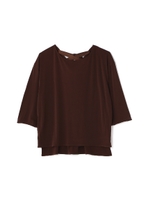 《BLANCHIC》ドレープジャージーカットソー/ホワイト(030)