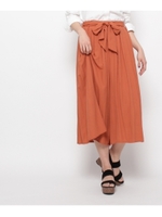 サッシュベルト付きスカーチョ/アイボリー(704)