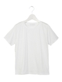 スムースクルーネックTシャツ/WHITE