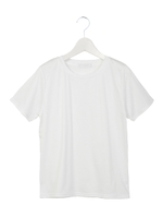 スムースクルーネックTシャツ/WHITE