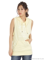 キャミソール付きノースリパーカ/ネイビー