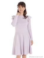 ロマンティックスウィートニットワンピ-ス/ベビーピンク