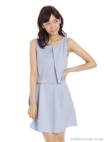 レースバッククロスワンピース/ブラック