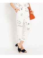 [L]フェミニティーブーケパンツ/ホワイト(101)