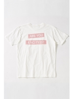 【AZUL by moussy】ARE YOU EXCITED T/BLK