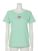 ちいさいくまさんＴシャツ/ライトグリーン