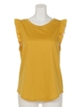【Kalen】LYOCELL COTTON JERSEY TANK/YELLOW