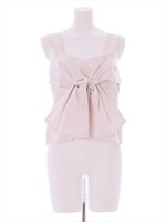 ブロードリボンビスチェ/サックス