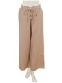 レースアップワイドパンツ/ベージュ