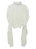 レースブラウス/lavender