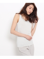 ベーシックラメタンクトップ/ブルー(092)