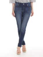 ミドルスキニーデニム/ブルー