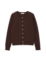 ＜UVカット・ウォッシャブル＞サマーベーシックニットカーディガン/ブラウン(050)