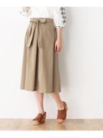 タイプライターウエストリボンスカート/ネイビー(093)