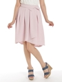 ふんわりタックヘムスカート/ピンク