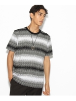 グラデーションボーターTシャツ/ネイビー(393)