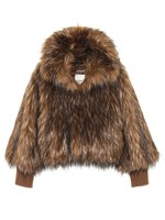 ショートエコファーコート/BRW