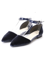 セパレートフラットパンプス/ブルー