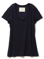 テンセルカシミヤTシャツ/ネイビー