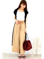 ハイゲージニットジレ/ベージュ(040)