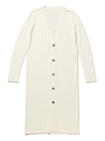 レーヨンニットロングガウン/ホワイト