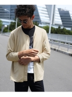 【接触冷感】7分袖MA-1/ベージュ(052)