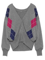 アーガイルカーディガン/DNVY