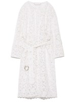 ベルト付レースガウン/BLK