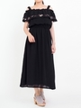 【WEB限定価格】○J刺しゅう2WAYマキシワンピ/D/ピンク