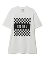 CHECKERED LOGO S/S TEE/ホワイト
