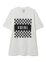 CHECKERED LOGO S/S TEE/ホワイト