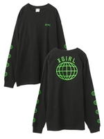 GLOBE L/S BIG TEE/ホワイト