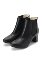 サイドゴアショートブーツ/ダークブラウン(043)