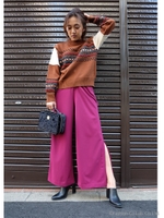 サイドスリットワイドパンツ/MST