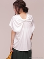 STORY10月号掲載/バックリボンTシャツ/ホワイト