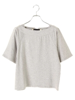 バックリボンプルオーバー/杢ライトグレー